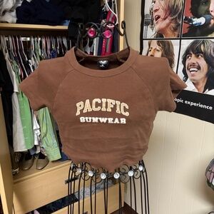 Pacsun cropped baby tee